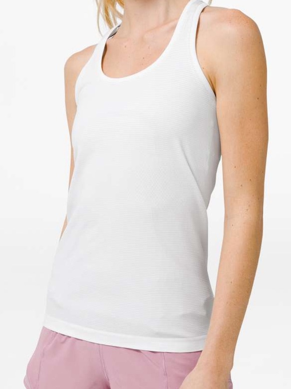 Lululemon White Women's Racerback Tank Top size 6